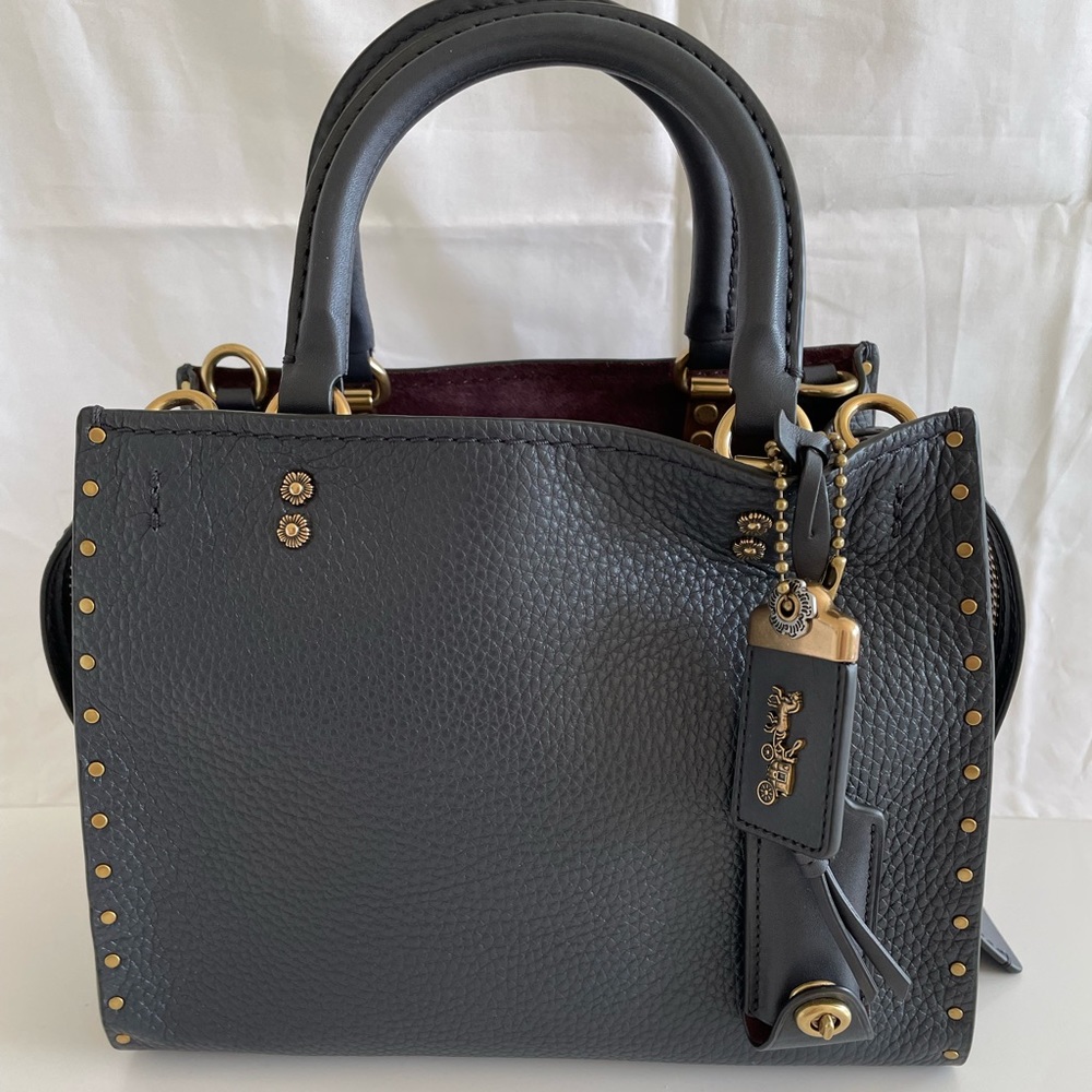 Coach 1941 rogue 25 in midnight navy and rivets